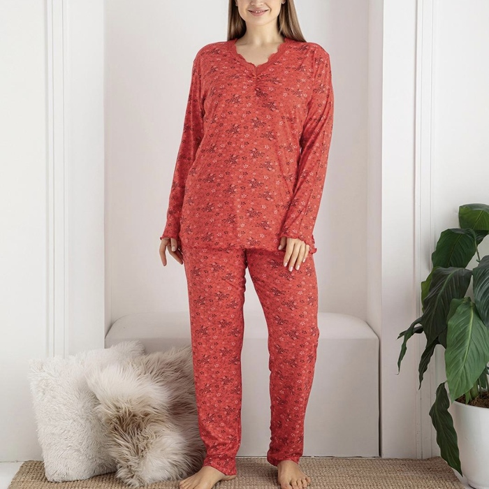 DAMA BATTAL COMPACT COMBED COTTON BAK PAJAMA