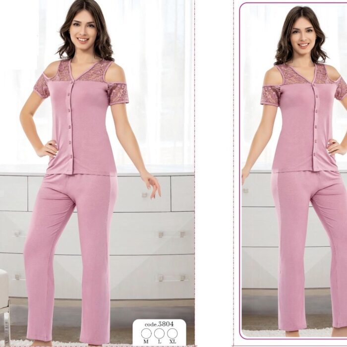 PAJAMA SET WITH SHORT SLEEVES