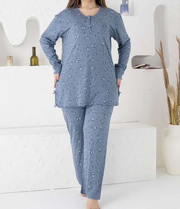DAMA BATTAL COMPACT COMBED COTTON BAKI PAJAMA