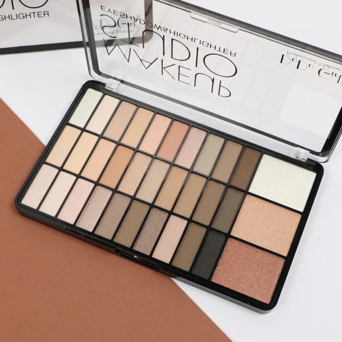 NEW 33 COLORS MAKE UP PALETTE DODO GIRL EYESHADOW STUDIO