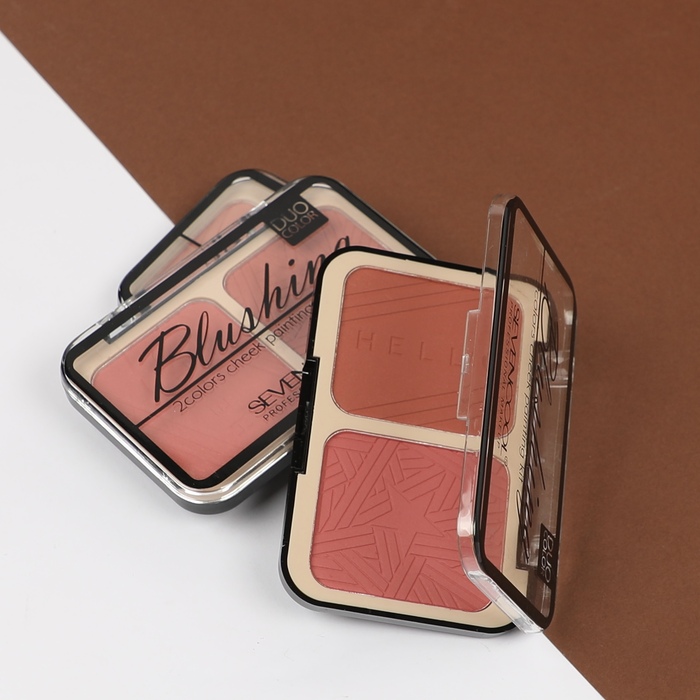 BLUSHING SEVEN COOL 2 COLORS CHEEK PAINTING KIT (2)