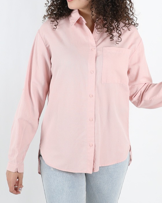 BUTTON-DOWN SHIRT WITH CHEST POCKET