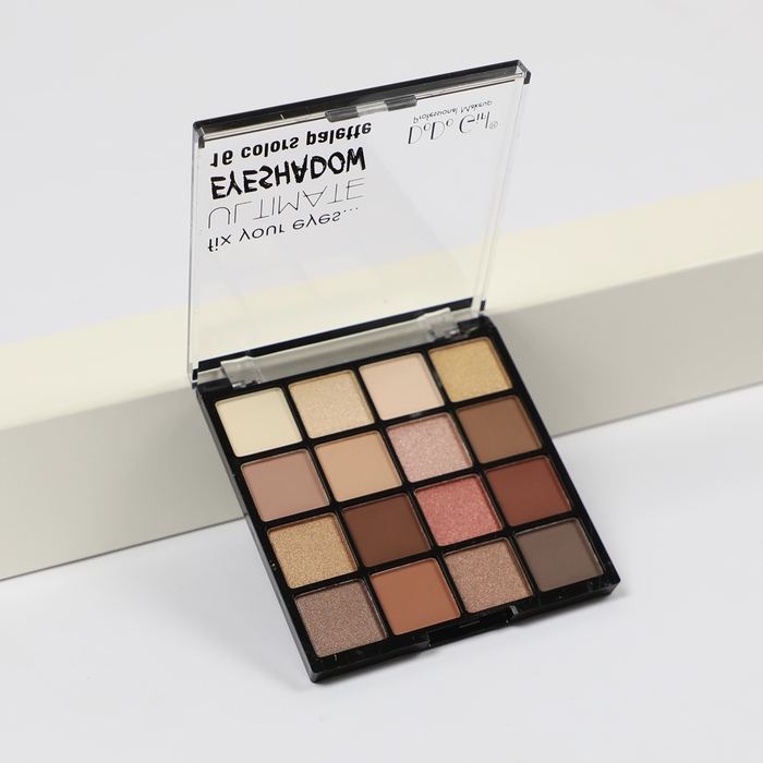 DODO GIRL MATTE ULTIMATE EYESHADOW 16 COLORS PALETTE 01