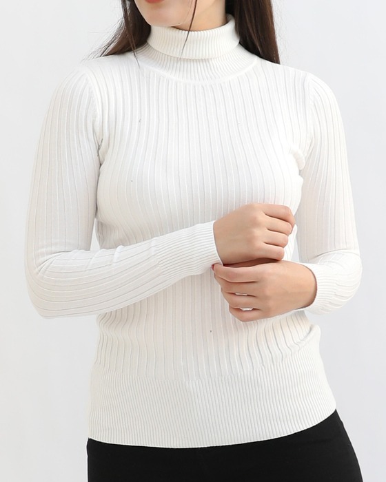 HIGHNECK LONG SLEEVE BLOUSE