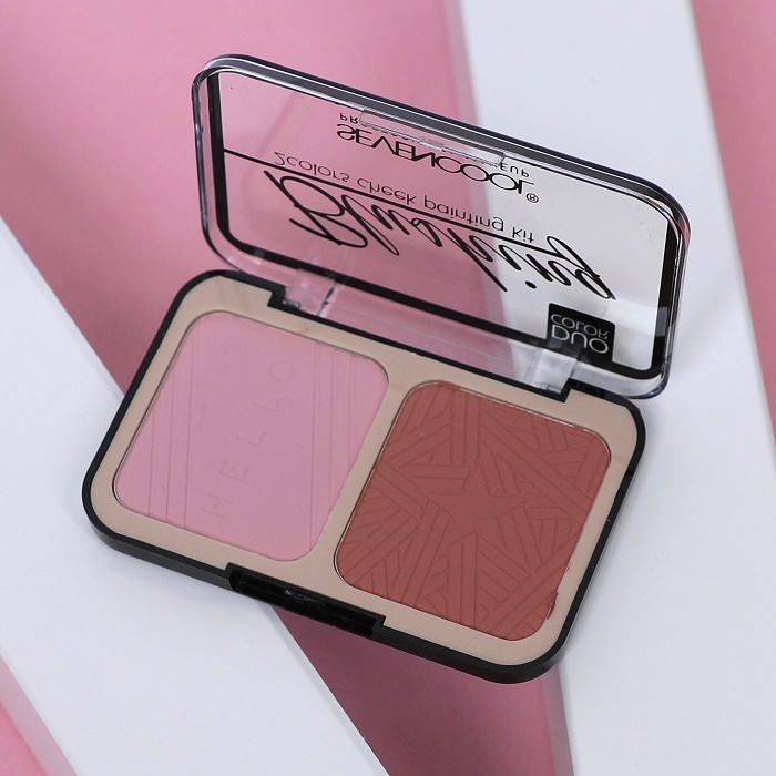 BLUSHING SEVEN COOL 2 COLORS CHEEK PAINTING KIT