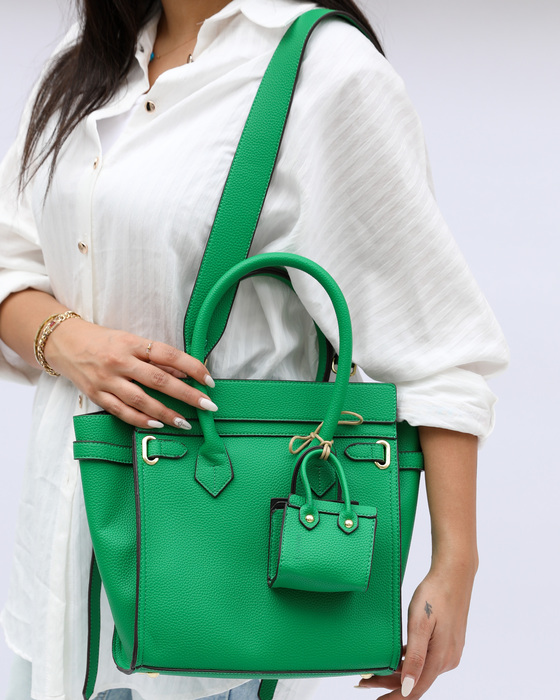 EATHER WOMEN’S BAG WITH WALLET