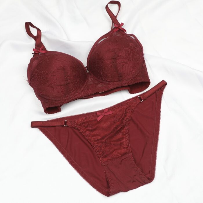 LACE BRIDAL POSH BRA SET (2 PIECES)