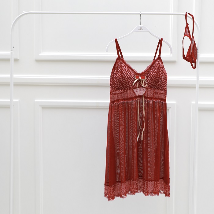 BABYDOLL LACE DRESS (2 PIECES)