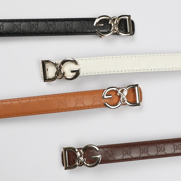 LUXURY LEATHER BELT WITH DG LOGO