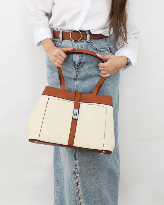 ELEGANT LARGE CAPACITY CROSSBODY HANDBAG