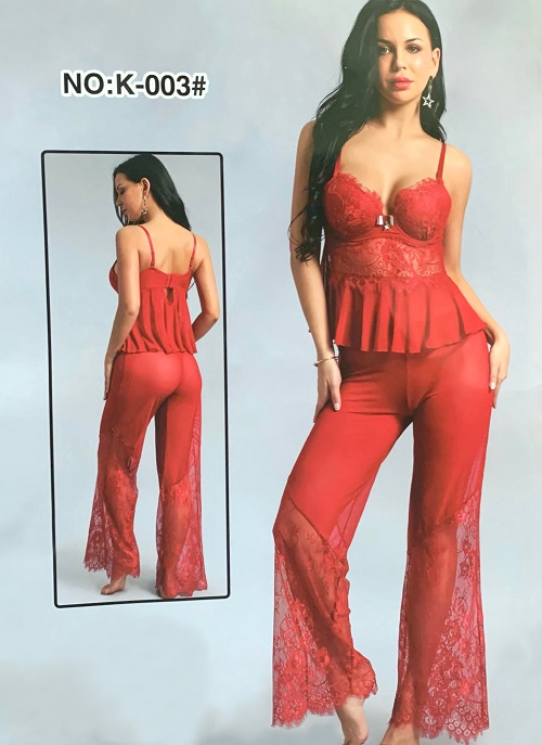 LINGERIE BODYSUIT ( 3 PIECES )