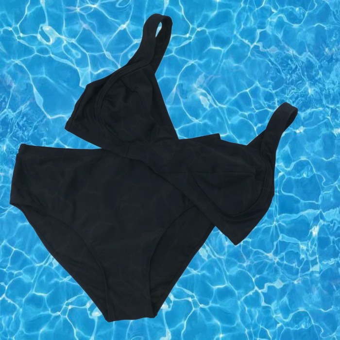BLACK BIKINI SWIMSUIT (2 PIECES)