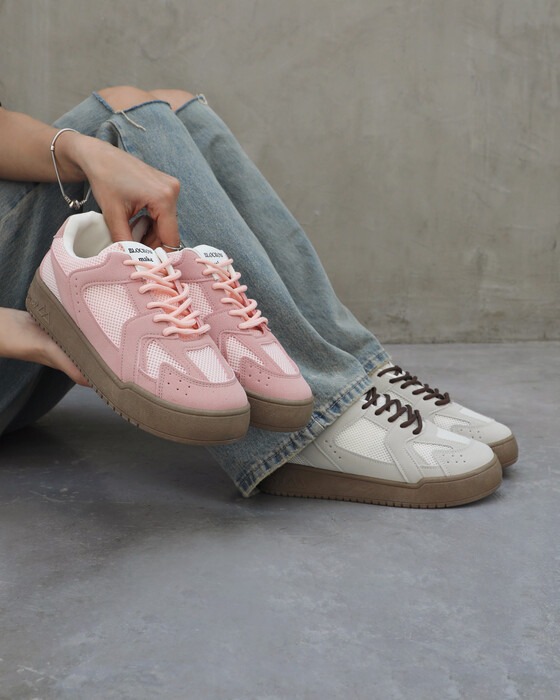 LACE-UP FRONT CHUNKY SNEAKERS