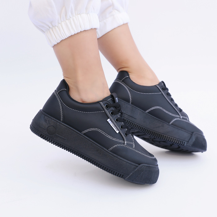 HIGH SIDE EMBOSSED WALKING SNEAKERS