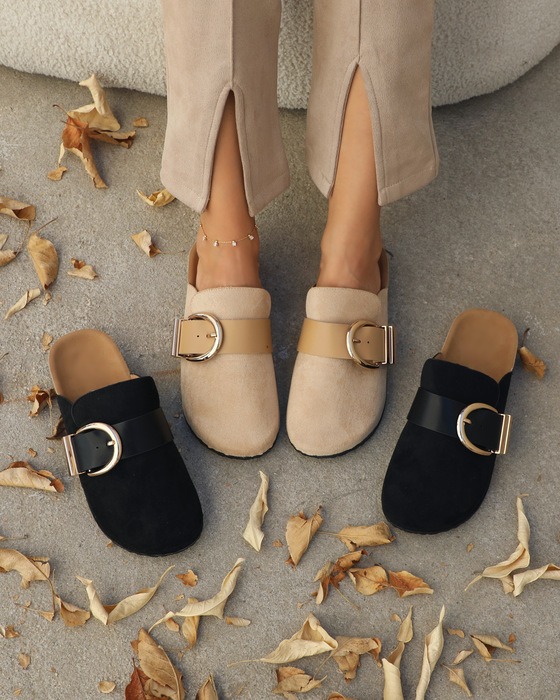 WOMEN CASUAL COMFORTABLE ROUND TOE AUTUMN SLIPPERS