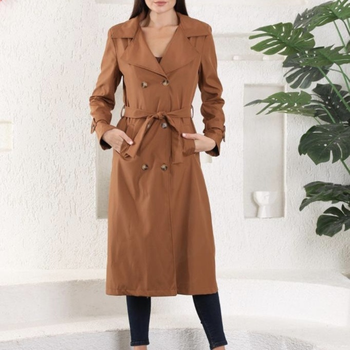 LONG SLEEVES BUTTON FRONT WINTER JACKET