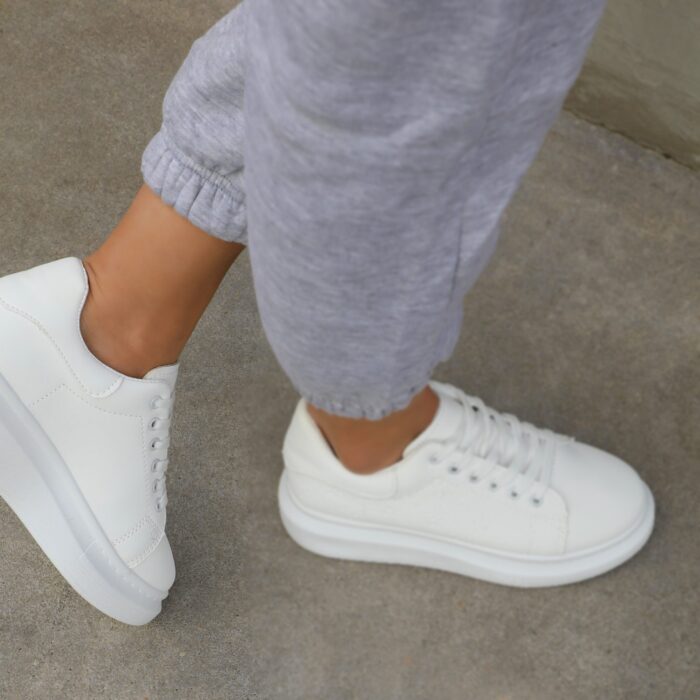LACE UP FRONT SNEAKERS