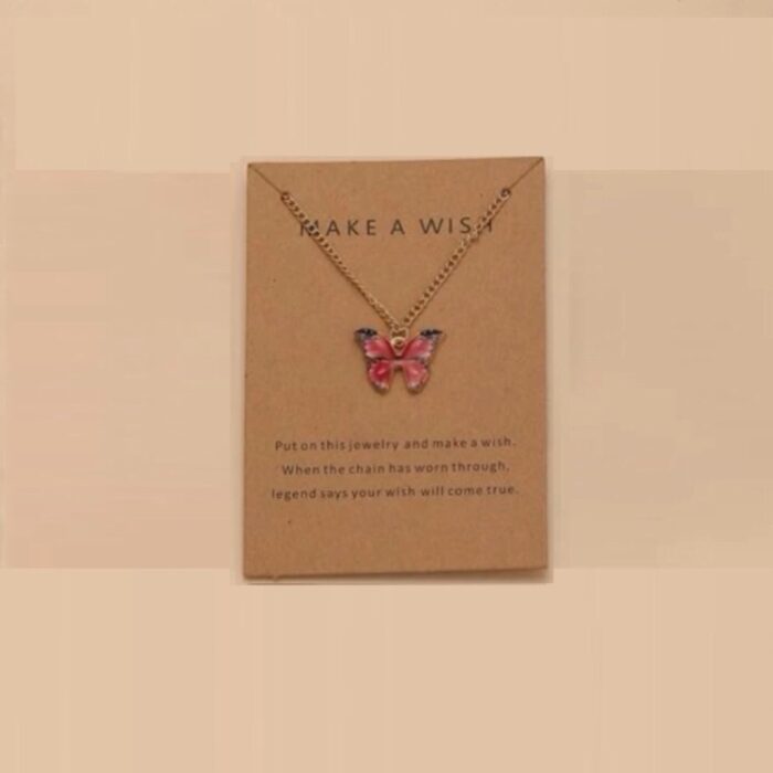 CUTE BUTTERFLY PENDANT NECKLACE