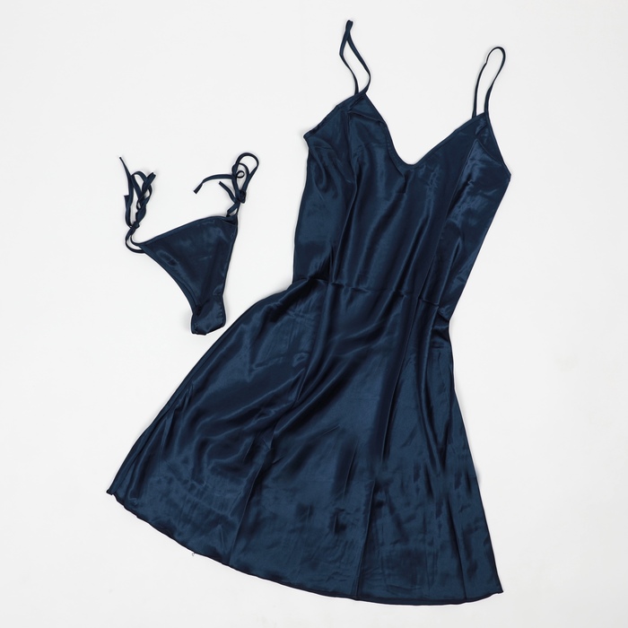 SATIN DRESS SLEEPWEAR SET (2 PIECES)