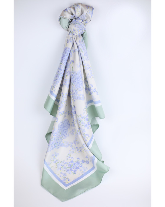 ELEGANT SILK TURBAN (90*90)