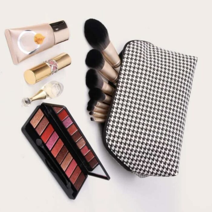 HOUNDSTOOTH MAKEUP BAG ‏‏‏‏