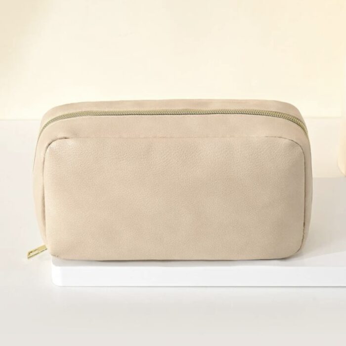 SOLID COLOR MAKEUP BAG