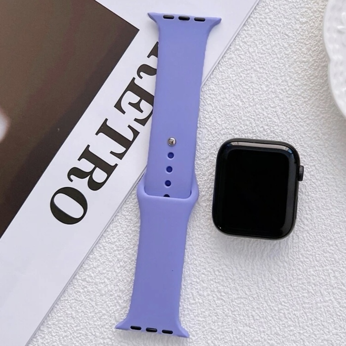 PLAIN SILICONE WATCHBAND COMPATIBLE WITH APPLE WATCH‏‏