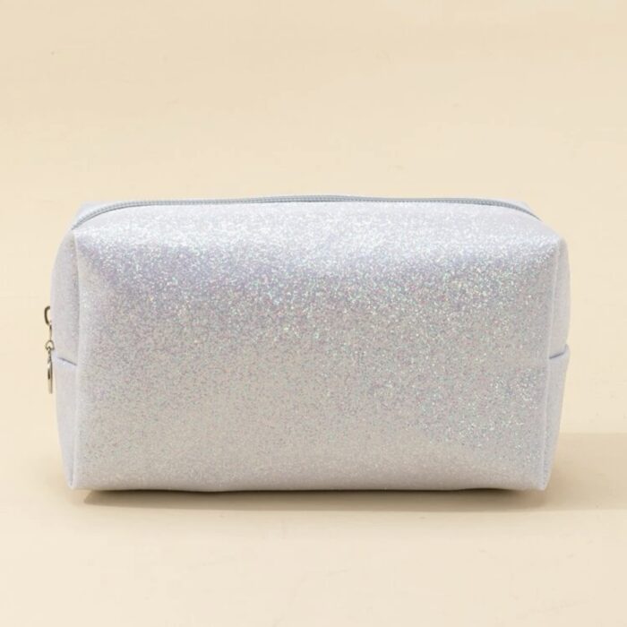 GLITTER RECTANGULAR MAKEUP BAG
