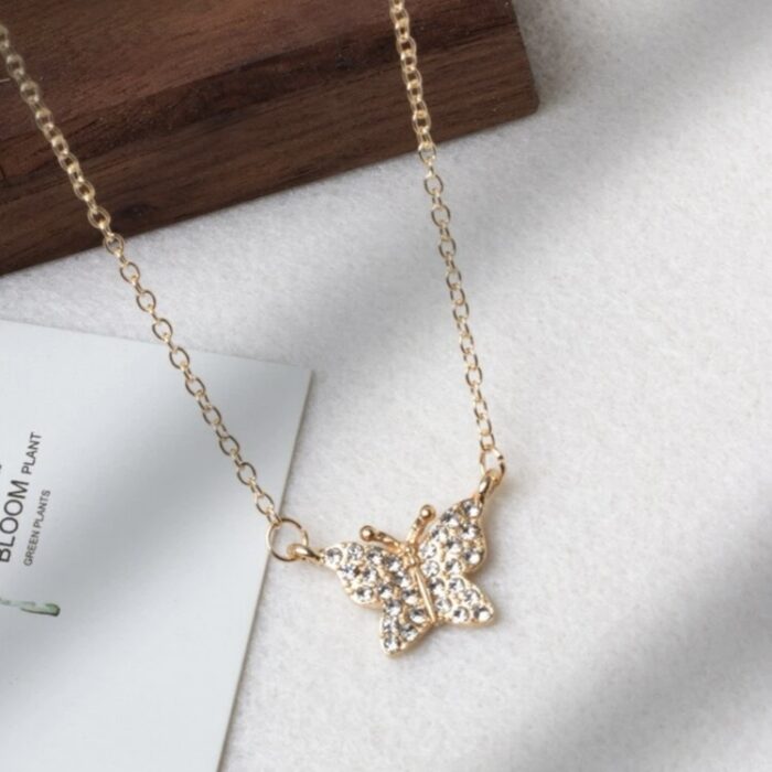 BUTTERFLY CHARM NECKLACE