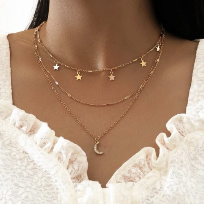 CHARMED SHAPES NECKLACE