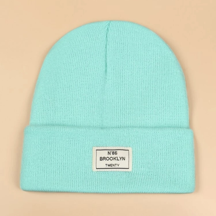 CONTRACT COLOR KNITTED BEANIE