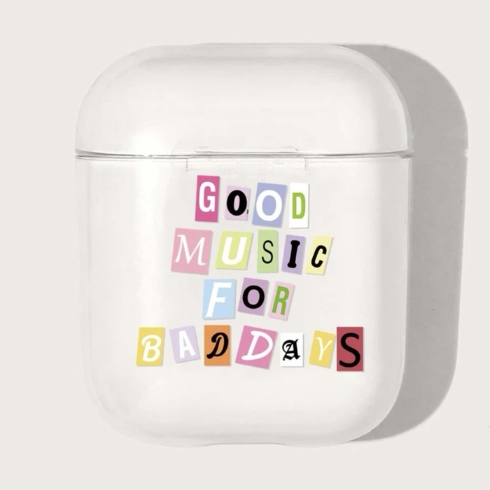 LETTER GRAPHIC CASE COMPATIBLE WITH AIRPODS