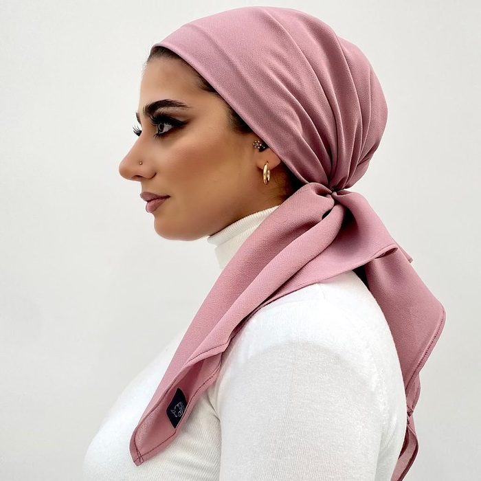SIMPLE ELEGANT SILK TURBAN (90*90)