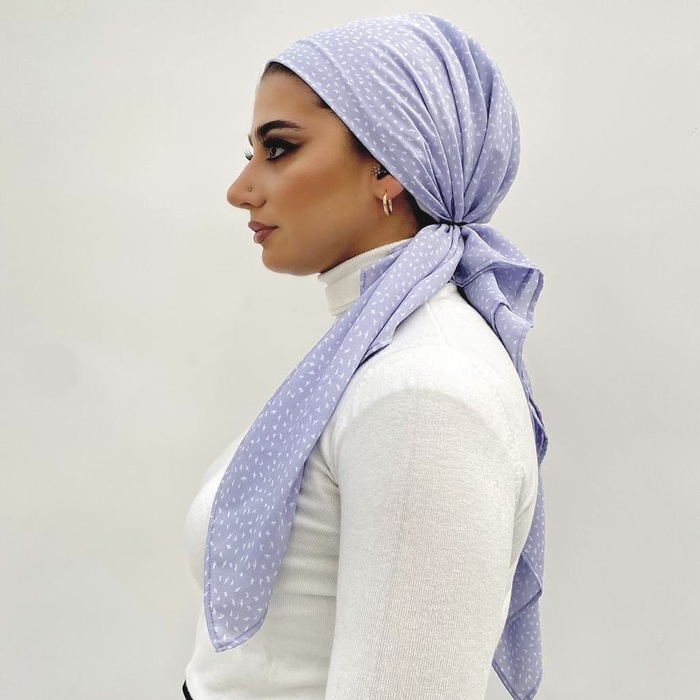 SIMPLE ELEGANT SILK TURBAN (90*90)